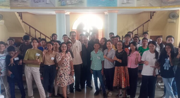 Puluhan Remaja Jemaat Syaloom Ikut Pelatihan Kepemimpinan Gereja